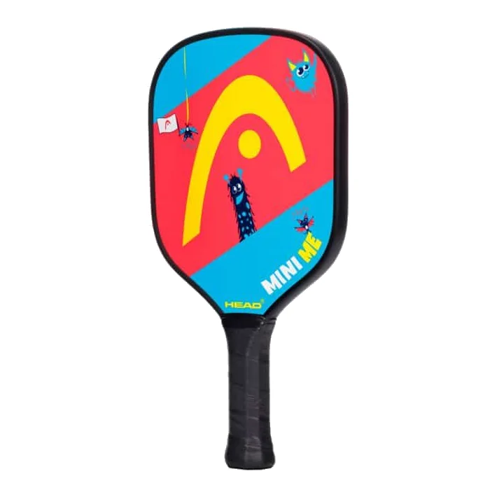 De HEAD MiniMe 2024 pickleball paddle met een speels design, ideaal voor jonge kinderen.