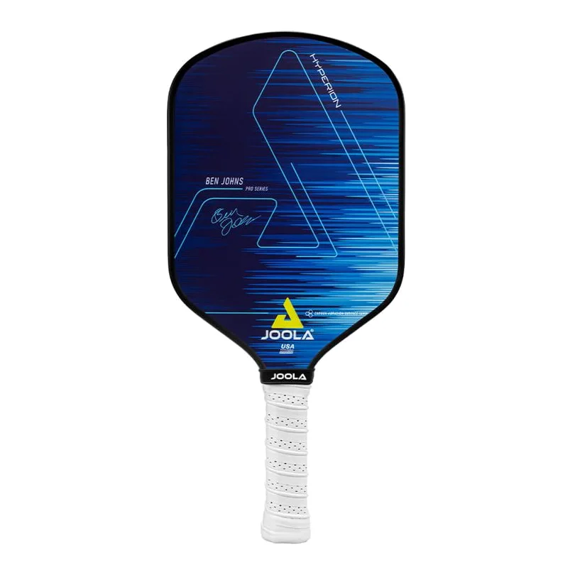 Joola Ben Johns Hyperion CAS 16mm pickleball racket, bovenaanzicht